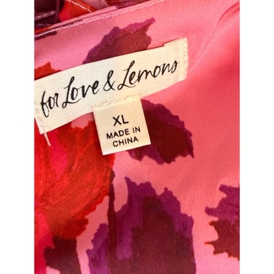 for Love & Lemons Huda Maxi Dress | Pink/Floral | Size XL | Shopbop