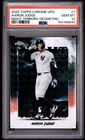 Aaron Judge 2025 Topps Chrome Update Geometric Refractor Night Terrors PSA 10