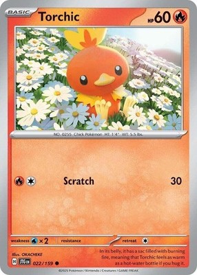 Torchic Common SV09: Journey Together 022/159 NM