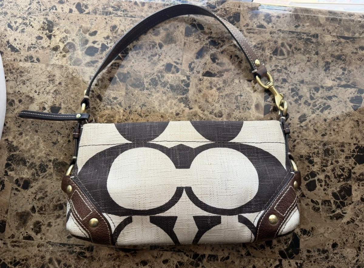 Coach Carly Canvas Exterior Shoulder Bag Bags & Handbags for Women
