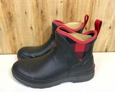 Muck Originals Ankle Boots Women's SIZE 6 Waterproof Rubber Plaid OAW6-PLD (Z)