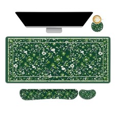 DINKY Keyboard Mouse Pad Set, Extended Gaming Mouse Pad and Keyboard Wrist Re...