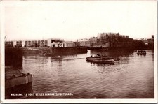 RPPC Harbor and Ramparts El Jadida Mazagan Morocco DB Postcard XH11
