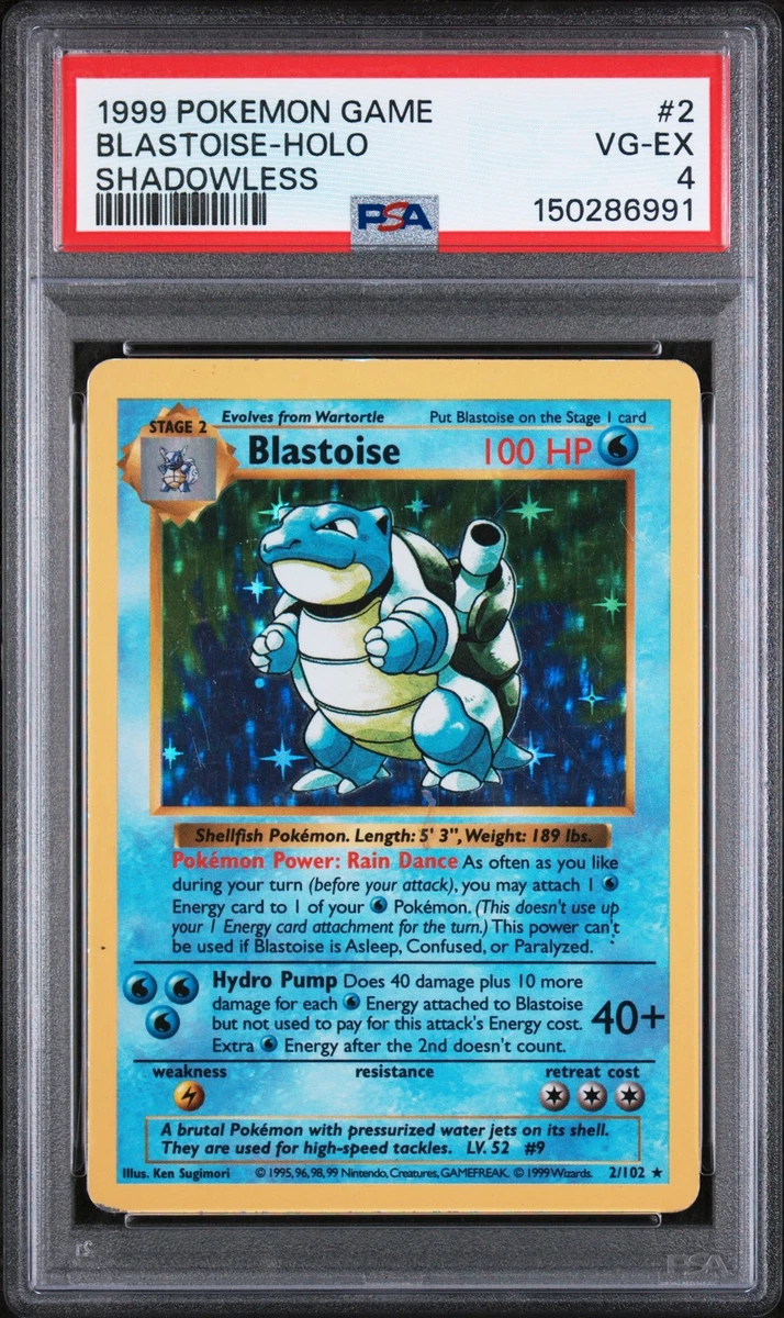 Blastoise Pokémon TCG Professional Sports Authenticator (PSA