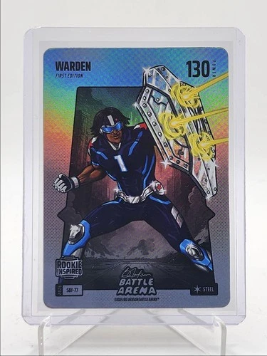 CAM WARD WARDEN 2026 BO JACKSON BATTLE ARENA STEEL 1ST ROOKIE SILVER FOIL Q5918