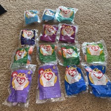 14 Vintage Rare 1998 SEALED Ty Beanie Babies McDonald  s Happy Meal Duplicates