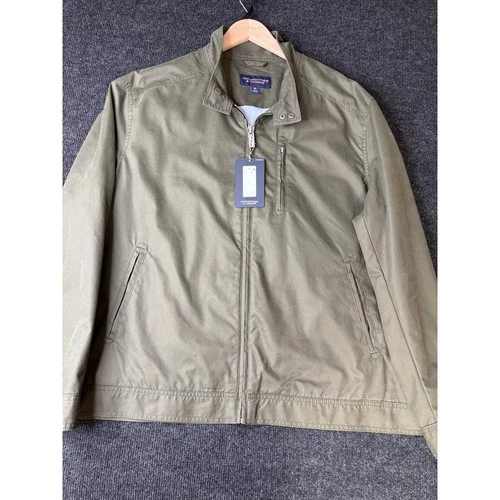 NWT Roundtree & Yorke The Cross Season Jacket Olive Green Size XL Casual Coat - product listing photo