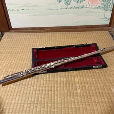 PEARL PF-771 Flute Silver Body E Mechanism Used With Hard Case