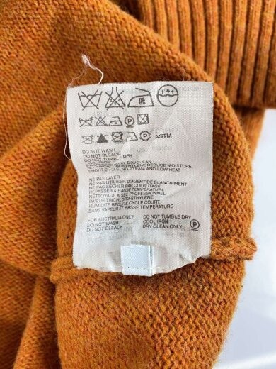 PRADA Knit Sweater (Heavyweight) Size 50 Wool ORN Solid Color Elbow Patch Detail thumbnail 4