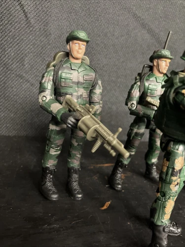 World Peacekeepers Power Team Elite Soldier Action Figures Lot of 4 1:18 B26 - Picture 5 of 8