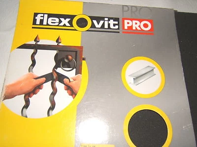 2 SHEETS FLEXOVIT PRO QUALITY 80 GRIT CLOTH BACKED MEDIUM EMERY PAPER 230x280mm