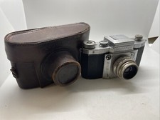 Praktiflex II 1947 - Original Leather Case, Works W/ Zeiss Tessar 1:3.5 50mm