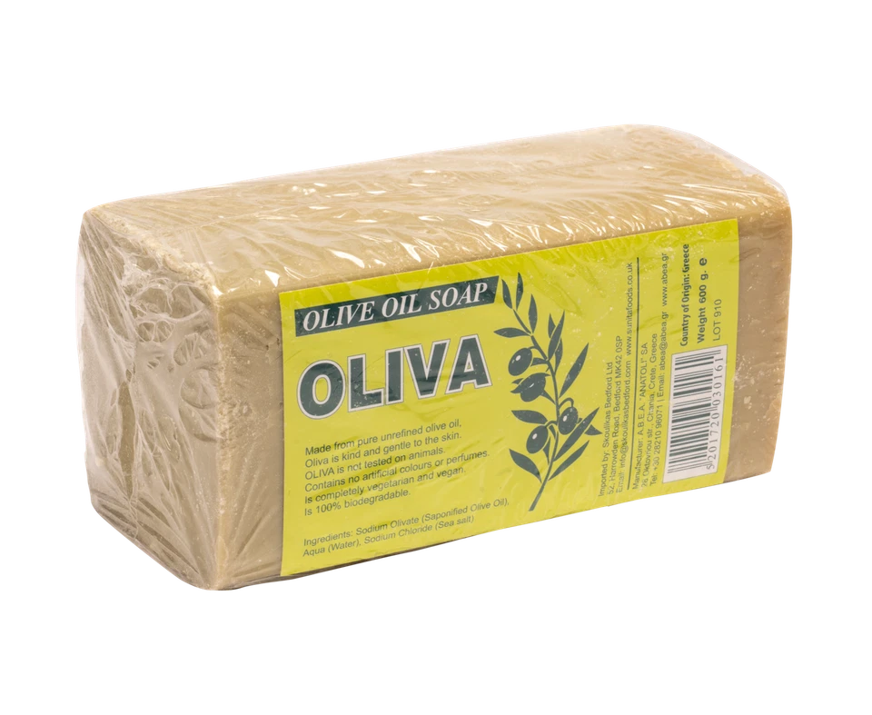 Oliva Olive Oil Soap - 600g (Pack of 6)