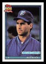Bud Black #292 1991 Topps Toronto Blue Jays Baseball