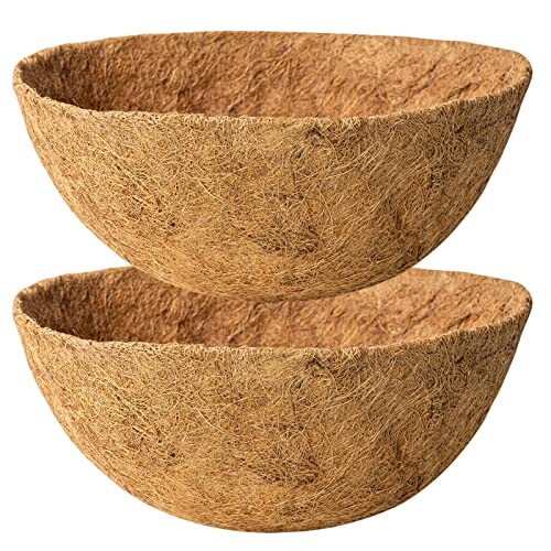 2 Pack 16 Inch Round Replacement Coco Liners for Hanging Basket 16 inch-2 Pack - Picture 2 of 7