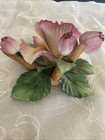 Beautiful Capodimonte Carlo Savastano Signed Orchid  Porcelain Flower Italy Mint — photo 4