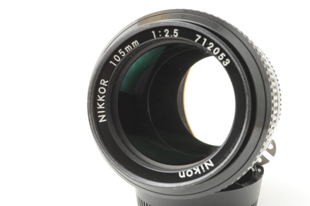 Nikon Ai Nikkor 105mm f2.5 Telephoto MF Lens F Mount From Nikon Ai Nikkor 105mm f2.5 Telephoto MF Lens F Mount From