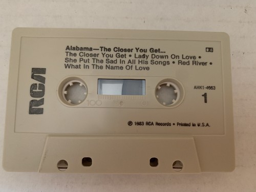 Alabama “The Closer You Get" (Cassette Tape, RCA 1983) TESTED & WORKS - Picture 6 of 7