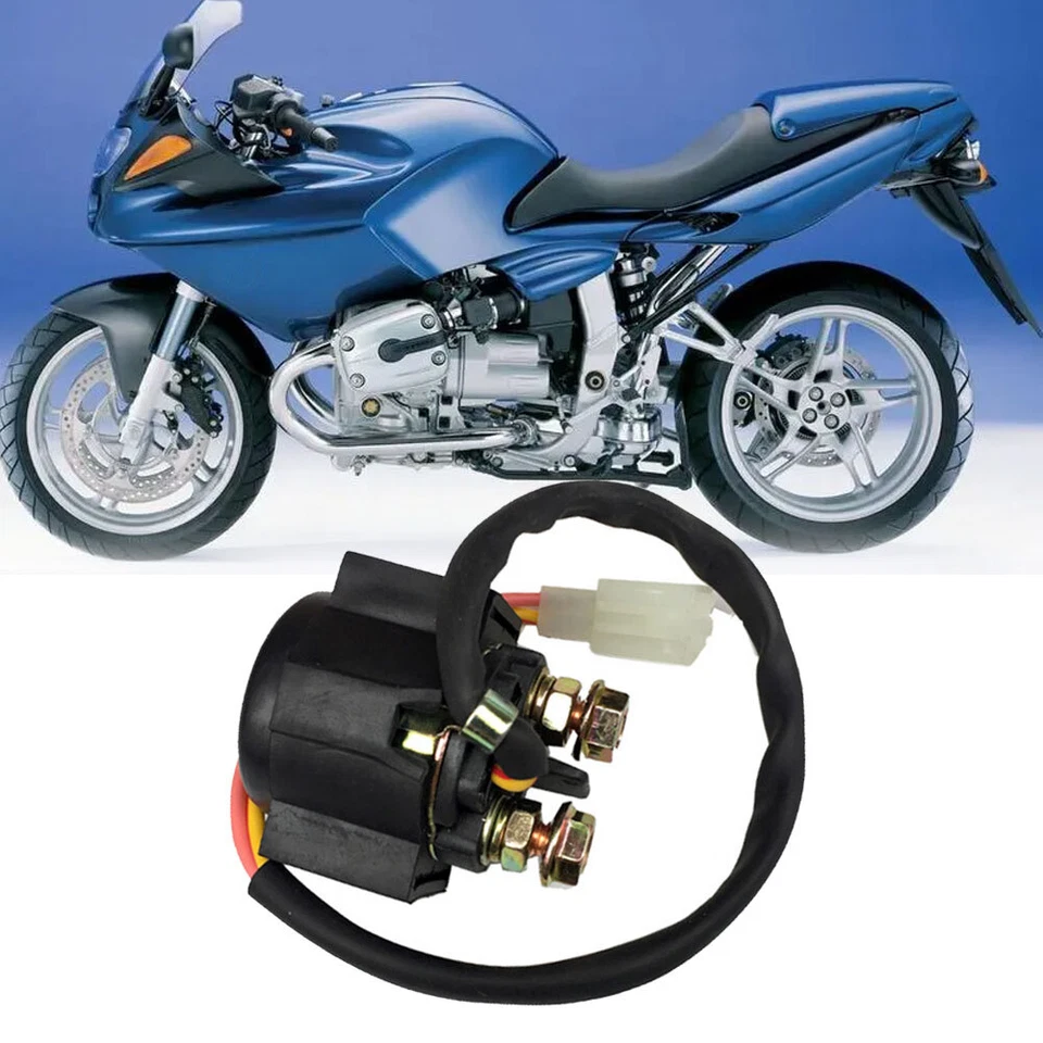 Solenoide relé de arranque negro 12V para Pit Monkey quad moto scooter motocicleta Foto 3 de 4