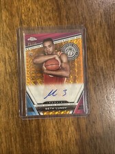 2023-24 TOPPS CHROME SETH LUNDY  TOPPS ORANGE GEOMETRIC AUTO /25