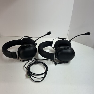 Lot of 2 Razer BlackShark V2 Pro Wireless Gaming Headset. Not Tested