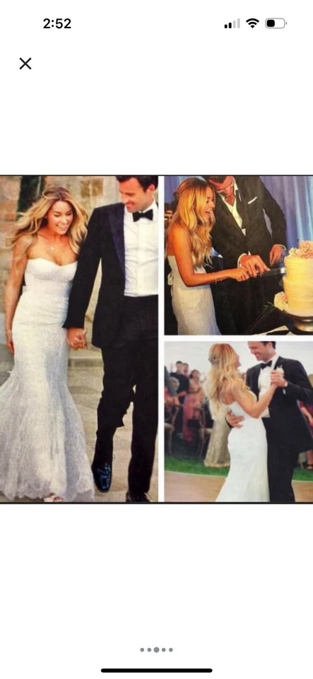 Vestido de novia Monique Lhuillier talla 2, ¡¡como usado por Lauren Conrad!!! Foto 2 de 3