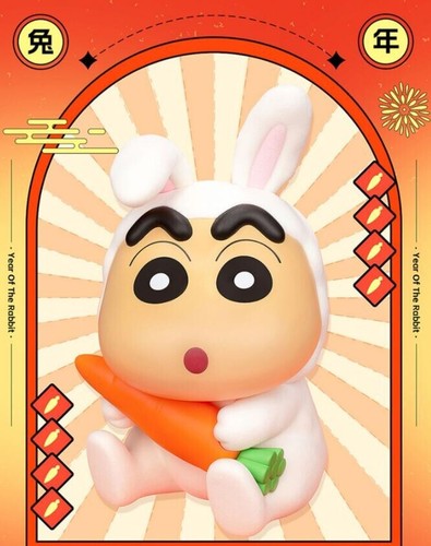 Anime Crayon Shin-chan Year of The Rabbit Figure Models Statues ...