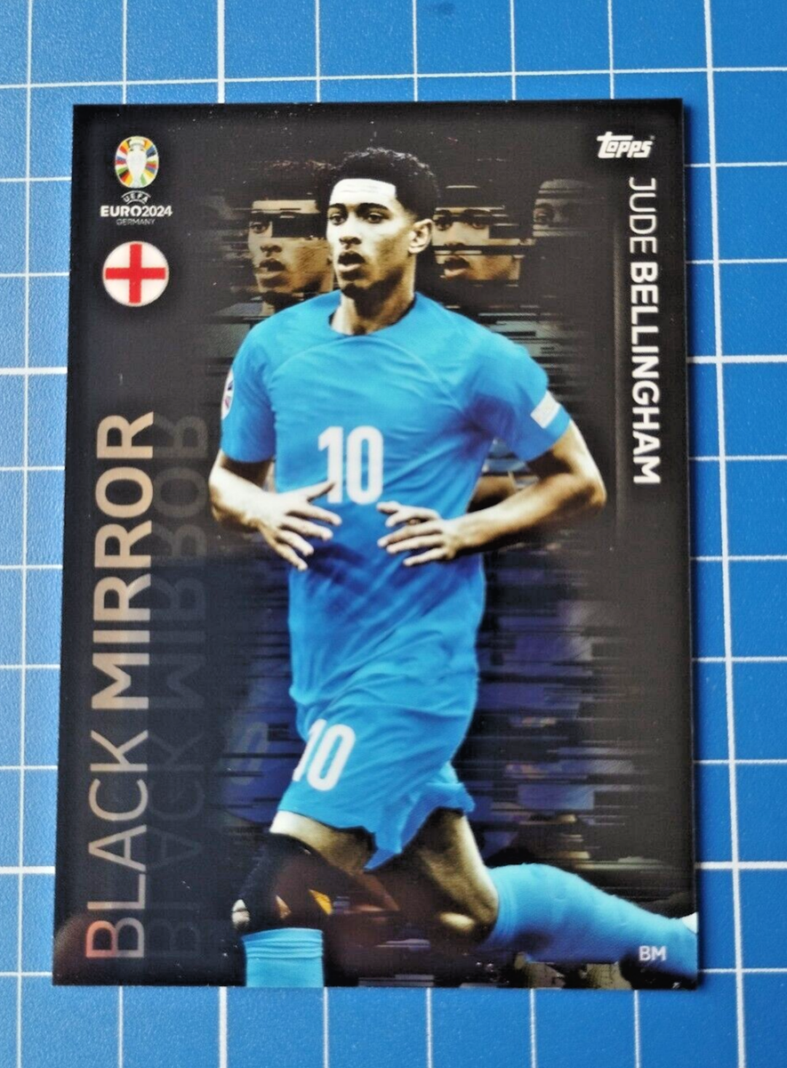 JUDE BELLINGHAM BLACK MIRROR CHROME CARD #BM - Topps Match