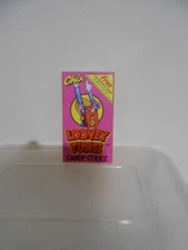 Chix Candy Sticks  Looney Tunes Empty Sweet Cigarette Packet & Slider