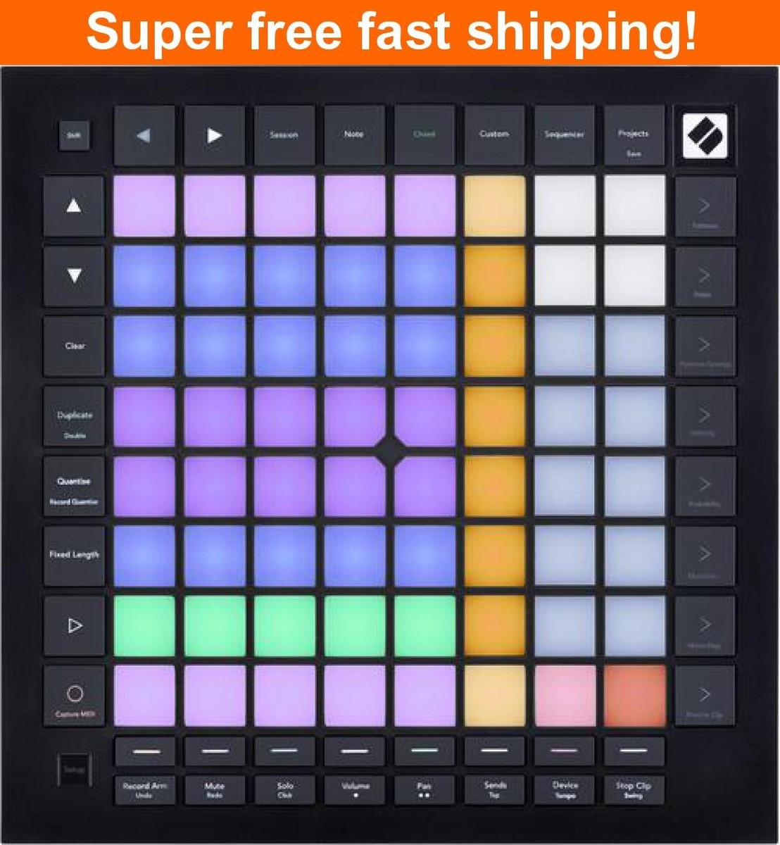 novationノベーションLAUNCH PAD PRO MK3コントローラー Novation Launchpad Pro MK3 USB Live Pad Controller - Black