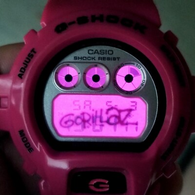 ⌚Rare Casio G-Shock DW6900 custom pink watch Gorillaz inspired | eBay