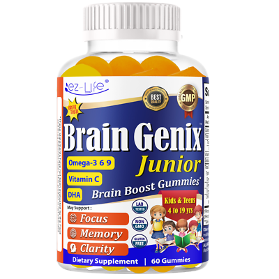 #ad #ad Brain Support Omega 3 For Kids Focus And Attention Supplements Teen Vitamins 60 $20.99