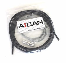 Aican Quality bicycle bike Road Brake cable housing set kit vs Jagwire, Black