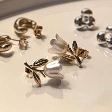 Tulip Flower Earrings