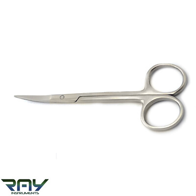 Surgical Curved Iris Scissor 4.5'' Ophthalmic Suture Removal Tissue