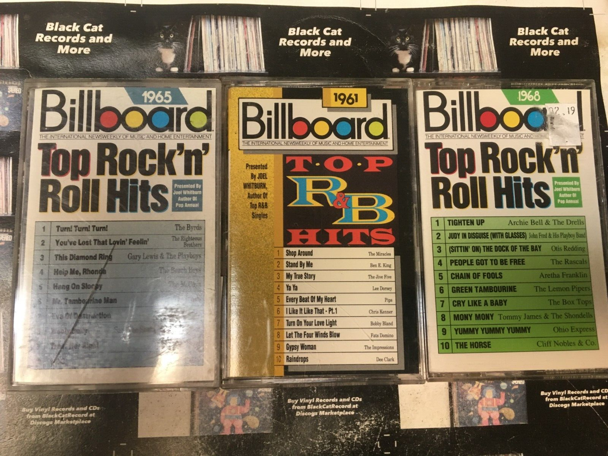 Billboard Top Rock N Roll Hits 1965 1968 R&B 1961 tested EX