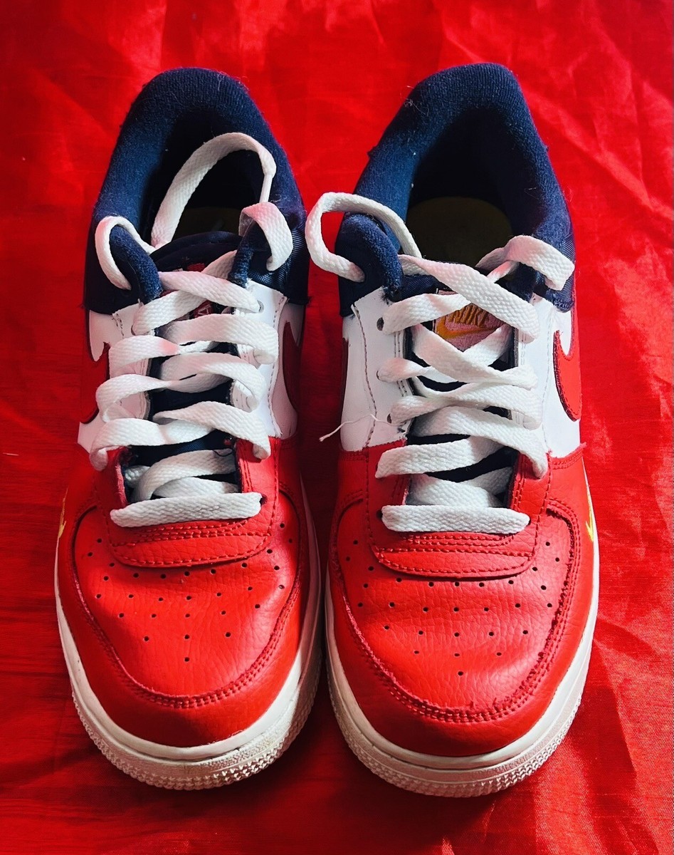 Nike Air Force 1 Low \'07 LV8 4th of July 2017 Sneakers Tennis Shoes Size 5.5Y US Size 5.5Y- Nike Air Force 1 Low  main image 4