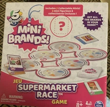 Surprise Mini Brands Supermarket Race Game Family Fun Spinmaster 8+