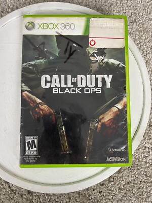 Xbox 360 1999-2010 Call of Duty Black Ops Activision Video Game Rated M