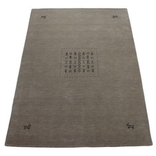 Tapis Gabbeh Beige 100% Laine 170x240 Cm Tissé À La Main Tapis D'Orient R269