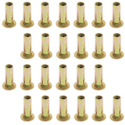 25pcs Multi-Grip Rivet-Nut Pre Bulbed Threaded Inserts 1/4-20 Rivet Nut Heavy...