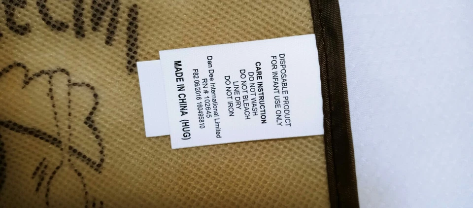 BABERO BEBÉ CENA VACACIONES ACCIÓN DE GRACIAS*Desechable 10" x 8" ¡NUEVO! Foto 4 de 4