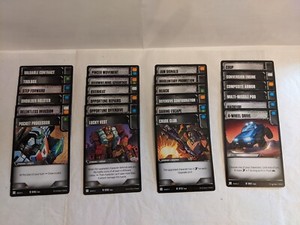 Transformers TCG Wave 2 Set of Rare Battle Cards x1
