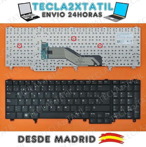 TECLADO PARA PORTATIL Dell Latitude E5520 EN ESPAÑOL NUEVO NEGRO T730 - Imagen 1 de 1