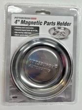 BNIP Pittsburgh 4" Magnetic Parts Holder, Dish Bowl Tray, Stainless Steel 62535