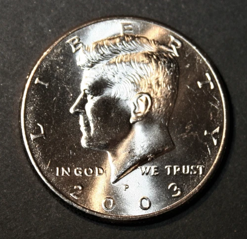 2003 P KENNEDY HALF DOLLAR FROM UNCIRCULATED US MINT ROLL