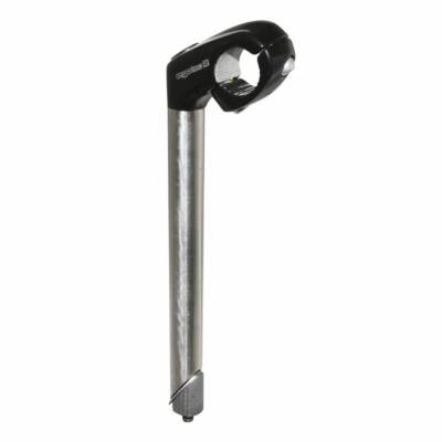 Rennrad-Mountainbike Vorbau mit Taucher 22,2 schwarz L 40mm für Bügel 25,4mm (Tauchlänge