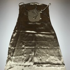 Xxxiticat Dress Womens Size Medium Gold Champagne Long Cocktail Evening Party