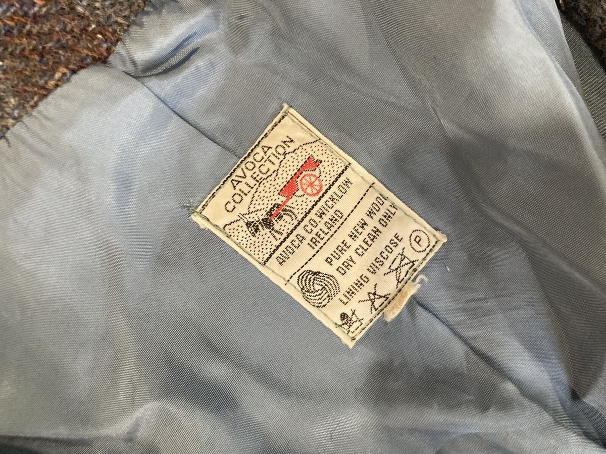 Vtg Avoca Collection Pure Wool Coat Size M Co Wicklow