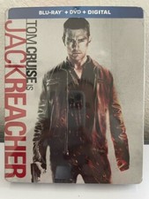 JACK REACHER: NEVER GO BACK 2016 BLU RAY DVD DIGITAL STEELBOOK BRAND NEW SEALED
